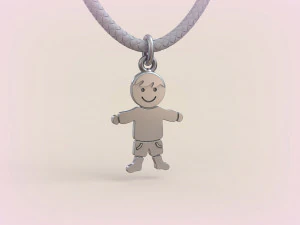Pendants - Boy and Girl - 01 3D Print Model