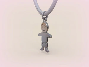 Pendants - Boy and Girl - 01 3D Print Model