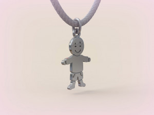 Pendants - Boy and Girl - 01 3D Druckmodell