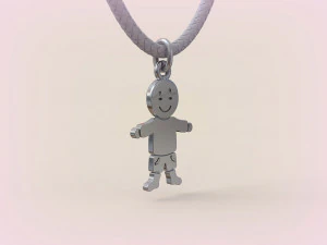 Pendants - Boy and Girl - 01 3D Print Model