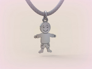 Pendants - Boy and Girl - 01 3D Druckmodell