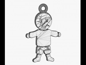 Pendants - Boy and Girl - 01 3D Druckmodell