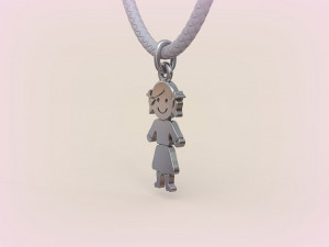 Pendants - Boy and Girl - 01 3D Druckmodell