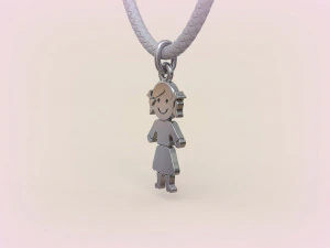 Pendants - Boy and Girl - 01 3D Print Model