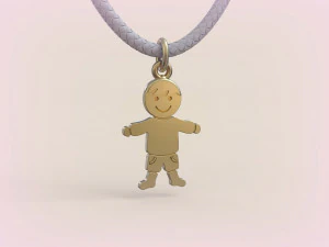 Pendants - Boy and Girl - 01 3D Print Model