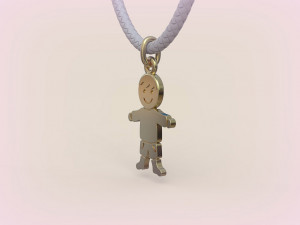 Pendants - Boy and Girl - 01 3D Druckmodell