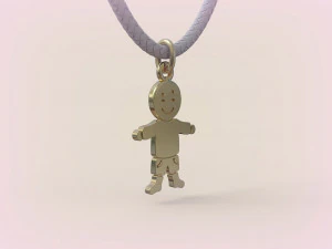 Pendants - Boy and Girl - 01 3D Print Model