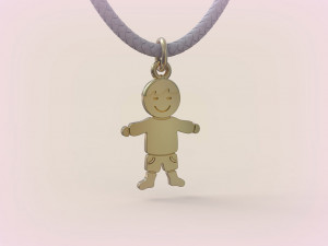 Pendants - Boy and Girl - 01 3D Druckmodell