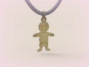 Pendants - Boy and Girl - 01 3D Print Model