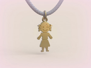 Pendants - Boy and Girl - 01 3D Druckmodell