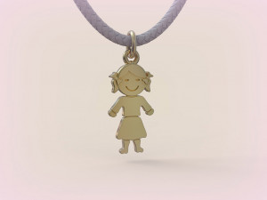 Pendants - Boy and Girl - 01 3D Druckmodell