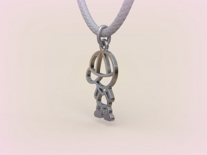 Pendants - Boy and Girl - 02 3D Baskı Modeli