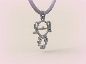 Pendants - Boy and Girl - 02 3D Baskı Modeli