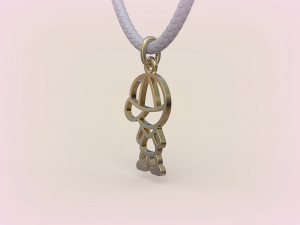Pendants - Boy and Girl - 02 3D Baskı Modeli