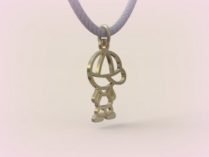 Pendants - Boy and Girl - 02 3D Baskı Modeli