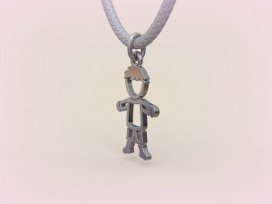 Pendants - Boy and Girl - 03 3D Принт Модель