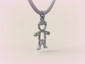 Pendants - Boy and Girl - 03 3D Принт Модель