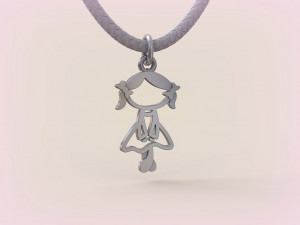 Pendants - Boy and Girl - 03 3D Принт Модель