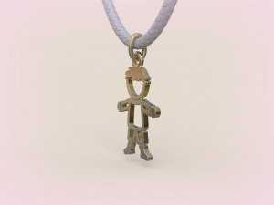 Pendants - Boy and Girl - 03 3D Принт Модель