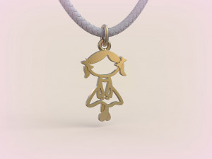 Pendants - Boy and Girl - 03 3D Принт Модель
