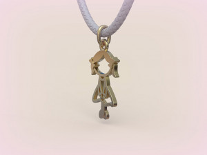 Pendants - Boy and Girl - 03 3D Принт Модель