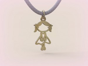 Pendants - Boy and Girl - 03 3D Принт Модель
