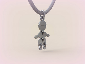 Pendants - Boy and Girl - 04 3D Принт Модель