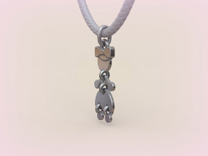 Pendants - Boy and Girl - 04 3D Принт Модель