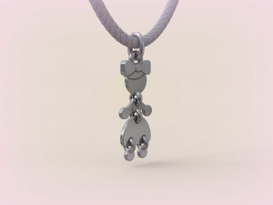 Pendants - Boy and Girl - 04 3D Принт Модель