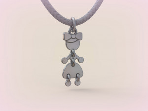 Pendants - Boy and Girl - 04 3D Принт Модель