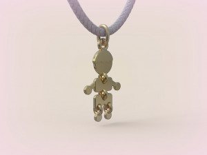 Pendants - Boy and Girl - 04 3D Принт Модель