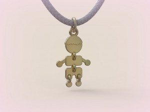 Pendants - Boy and Girl - 04 3D Принт Модель