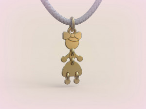 Pendants - Boy and Girl - 04 3D Принт Модель