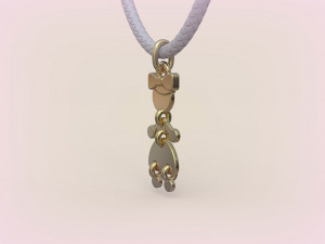 Pendants - Boy and Girl - 04 3D Принт Модель