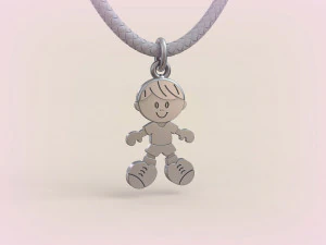 Pendants - Boy and Girl - 05 3D Print Model