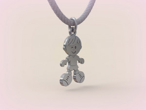 Pendants - Boy and Girl - 05 3Dプリントモデル