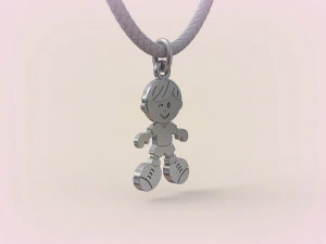 Pendants - Boy and Girl - 05 3D Print Model