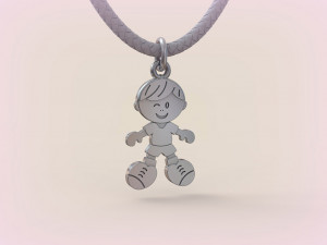 Pendants - Boy and Girl - 05 3Dプリントモデル