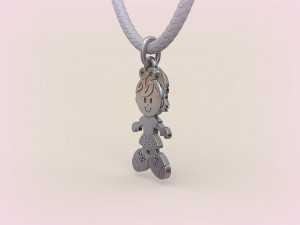 Pendants - Boy and Girl - 05 3Dプリントモデル