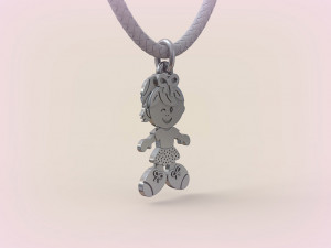 Pendants - Boy and Girl - 05 3Dプリントモデル