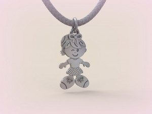Pendants - Boy and Girl - 05 3Dプリントモデル