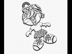Pendants - Boy and Girl - 05 3Dプリントモデル