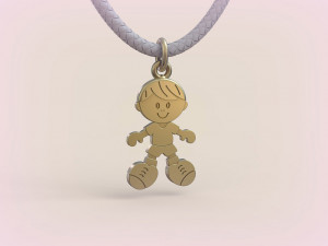 Pendants - Boy and Girl - 05 3Dプリントモデル
