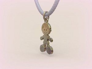 Pendants - Boy and Girl - 05 3Dプリントモデル