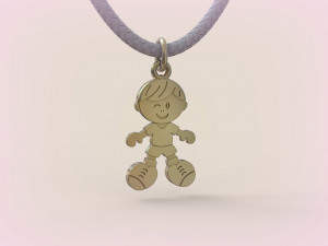 Pendants - Boy and Girl - 05 3Dプリントモデル