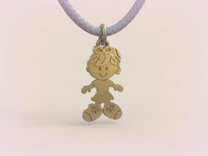 Pendants - Boy and Girl - 05 3Dプリントモデル