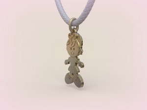 Pendants - Boy and Girl - 05 3Dプリントモデル