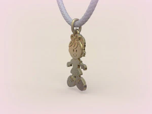 Pendants - Boy and Girl - 05 3D Print Model