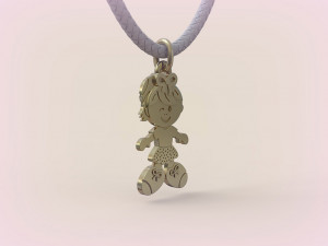 Pendants - Boy and Girl - 05 3Dプリントモデル
