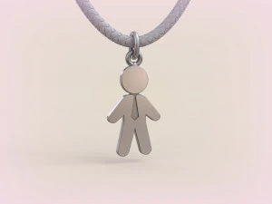 Pendants - Boy and Girl - 07 3D Print Model